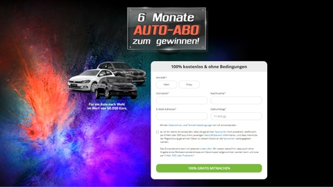 Auto-Abo Gewinnspiel