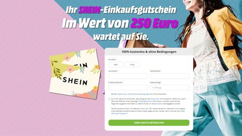 SHEIN Gewinnspiel